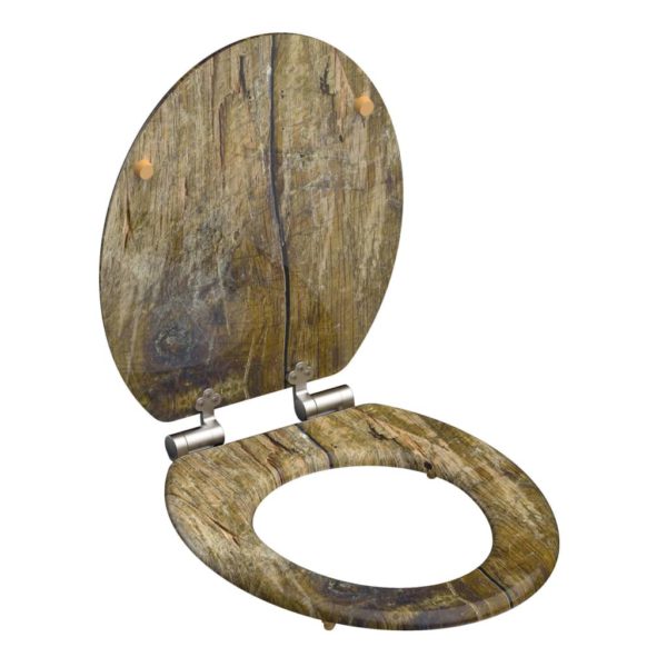 SCHÜTTE Toalettsete Solid Wood MDF brun