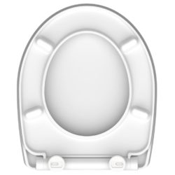 SCHÜTTE Toalettsete duroplast høyglans myk lukkefunksjon CRAZY SKULL
