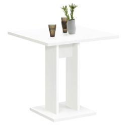 Spisebord 70 cm hvit
