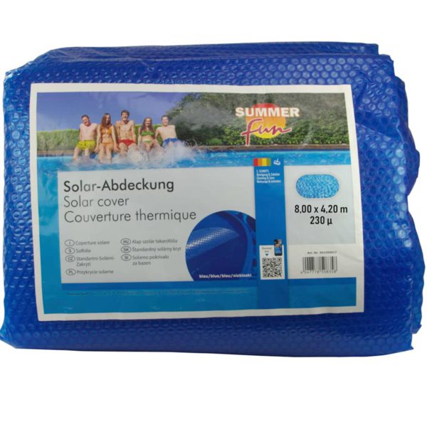 Fun Sommertrekk for basseng ovalt 800×420 cm PE blå