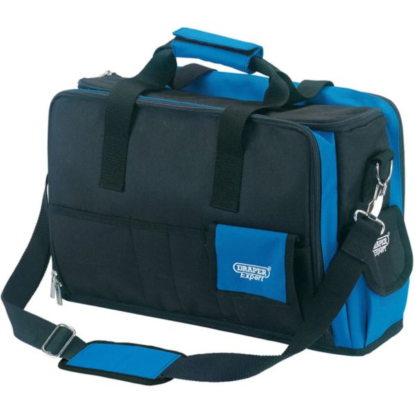 Draper Tools Expert Tekniker laptop og verktøyveske blå og svart 89209
