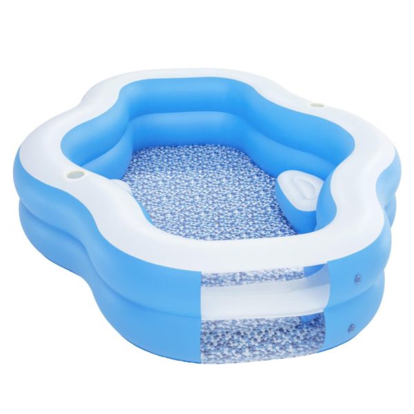 Svømmebasseng Splashview 270x198x51 cm blå og hvit