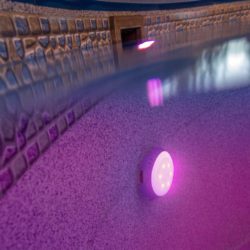 LED-lys for frittstående basseng hvit og blå LEDRC