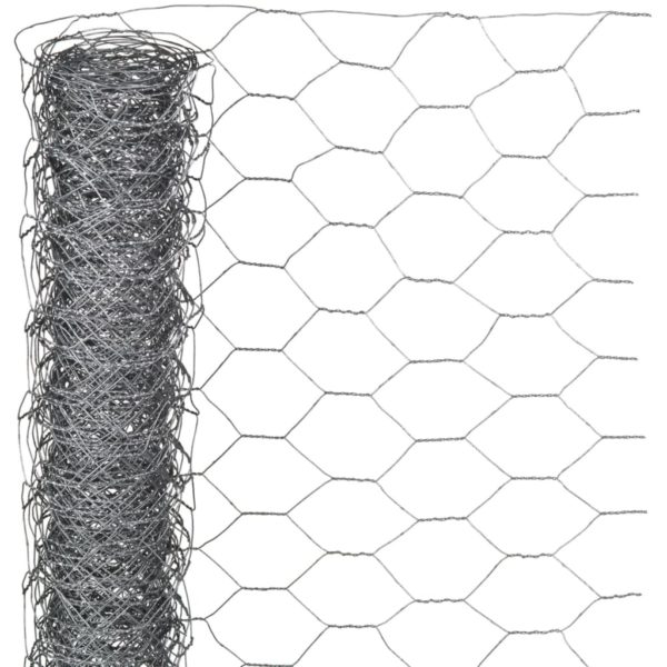 Nature Gjerdenetting sekskantet 0,5×10 m 25 mm galvanisert stål