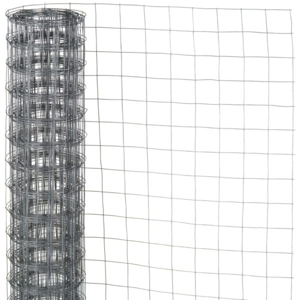 Nature Gjerdenetting firkantet 0,5×5 m 13 mm galvanisert stål