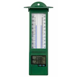Nature Utendørs digitalt termometer min-maks 9,5×2,5×24 cm