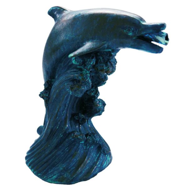 Fontenefigur delfin 18 cm 1386020