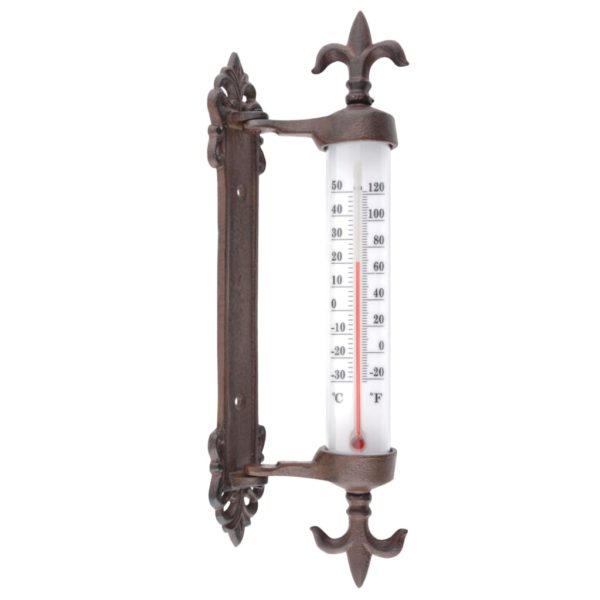 Esschert Design Termometer for vinduskarm støpejern