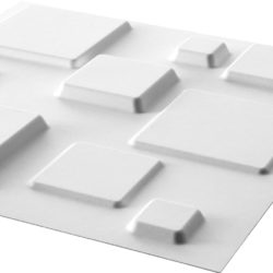 3D-veggpaneler Squares 12 stk GA-WA09