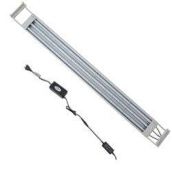 vidaXL Akvariumlampe LED 100-110 cm aluminium IP67