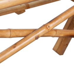 Piknikbord 120x120x78 cm bambus