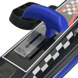 Pedal–go-kart med justerbar sete blå