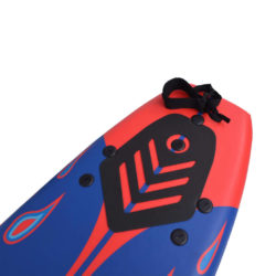 Surfebrett blå og rød 170 cm