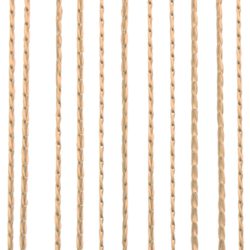 Trådgardiner 2 stk 100×250 cm beige