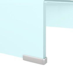 TV-benk glass grønn 40x25x11 cm