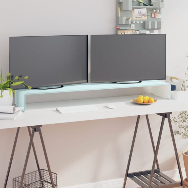 vidaXL TV-benk glass grønn 120x30x13 cm