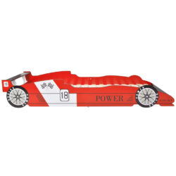 vidaXL Barnas reserbil-seng 90×200 cm rød