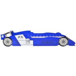 vidaXL Barnas reserbil-seng 90×200 cm blå