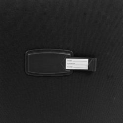 vidaXL Mykt koffertsett i 3 deler svart
