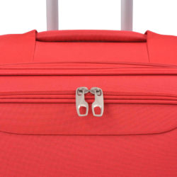 Mykt koffertsett i 3 deler rød