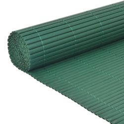 vidaXL Dobbelsidet hagegjerde PVC 90×300 cm grønn