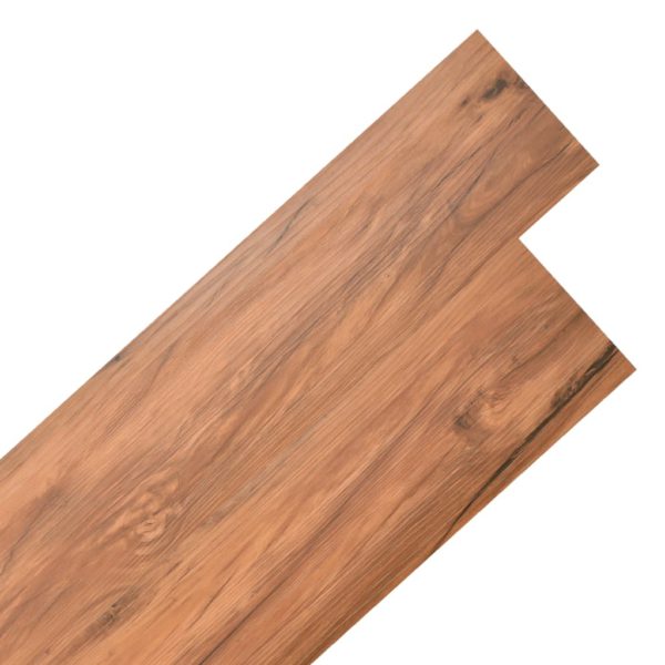 vidaXL Selvklebende gulvplanker PVC 5,02 m² 2 mm alm natur