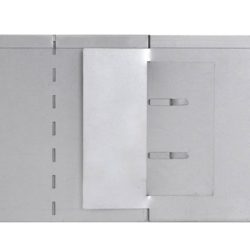 vidaXL Plengjerde 5 stk galvanisert stål 100×20 cm