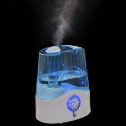 Ultrasonisk luftfukter med kjølig dis og nattlys 6 L 300 ml/t