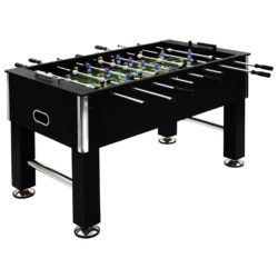 vidaXL Fotballbord stål 60 kg 140×74,5×87,5 cm svart
