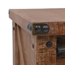 Konsollbord heltre gran 131×35,5×75 cm brun