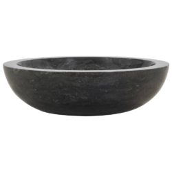 Vask 40×12 cm marmor svart