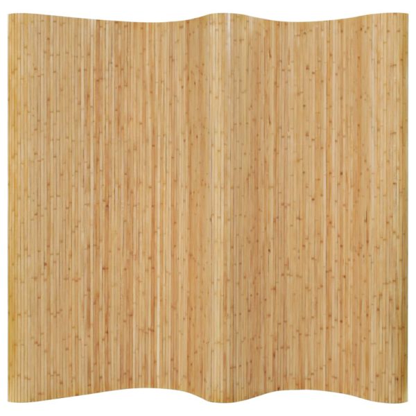 vidaXL Romdeler bambus 250×165 cm naturell
