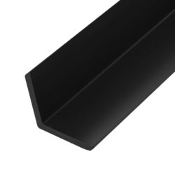Vinkellister for terrassebord 5 stk WPC 170 cm svart
