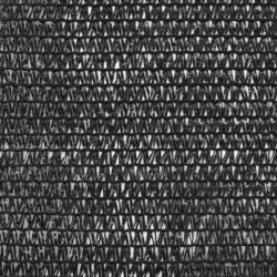 vidaXL Tennisskjerm HDPE 1,4×25 m svart