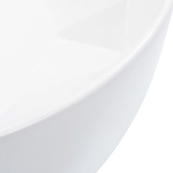 Vask 36×14 cm keramikk hvit