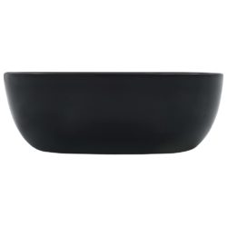 Vask 42,5×42,5×14,5 cm keramikk svart
