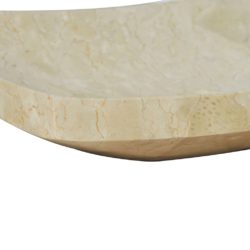 vidaXL Vask 50x35x12 cm marmor krem