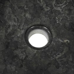 vidaXL Vask 40×12 cm marmor svart