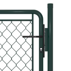 Hageport stål 100×75 cm grønn