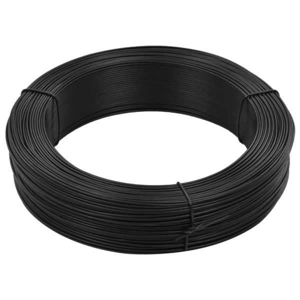 vidaXL Gjerdetråd 250 m 0,9/1,4 mm stål antrasitt