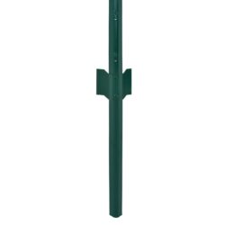 Kjedenettinggjerde med stolper stål 25×0,5 m grønn