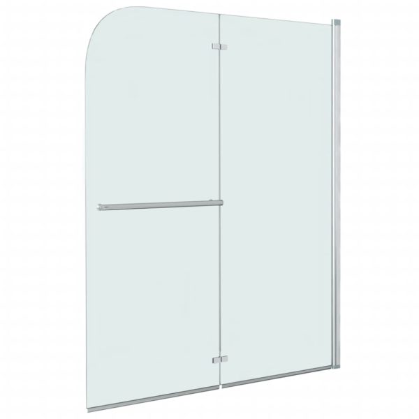 Leddet dusjdør med 2 paneler ESG 95×140 cm