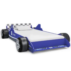 vidaXL Barneseng racerbil 90×200 cm blå