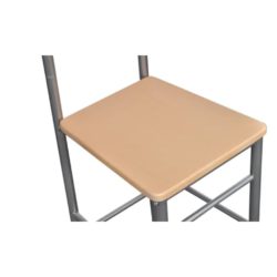 Klesstativ med stol 2 stk metall