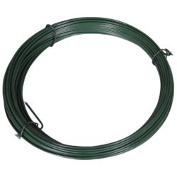 Gjerdetråd 25 m 1,4/2 mm stål grønn