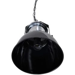 Taklampe metall 2 stk høydejusterbar moderne svart
