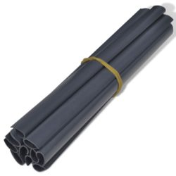 Hageskjerm PVC 70×0,19 m mørkegrå