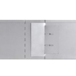 Gjerdekanter i galvanisert stål 10 deler 100×14 cm