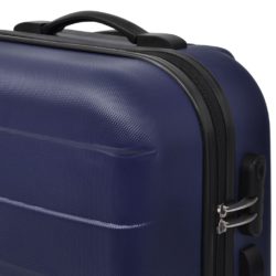 vidaXL Hard koffertsett 3 stk blå 45,5/55/66 cm