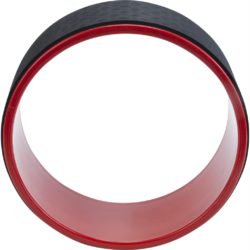 Yogahjul 30 cm svart og rød